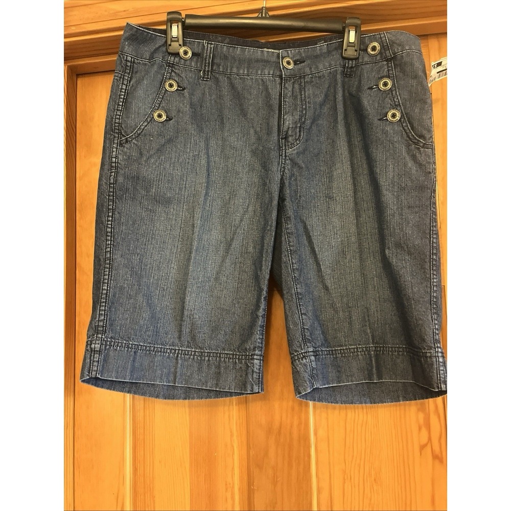 Worldwide Sportsman Denim Blue Shorts Woman's 14